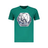 Cavalli Class Verde Cotton Men T-Shirt