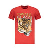 Cavalli Class Red Cotton Men T-Shirt