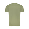 Cavalli Class Green Cotton Men T-Shirt