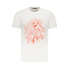 Cavalli Class White Cotton Men T-Shirt