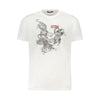 Cavalli Class White Cotton Men T-Shirt