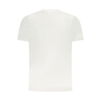 Cavalli Class White Cotton Men T-Shirt