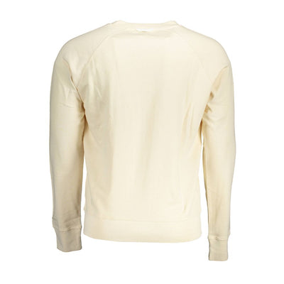 Gant Beige Cotton Men Sweatshirt