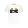 Cavalli Class Bianco Cotton Men T-Shirt