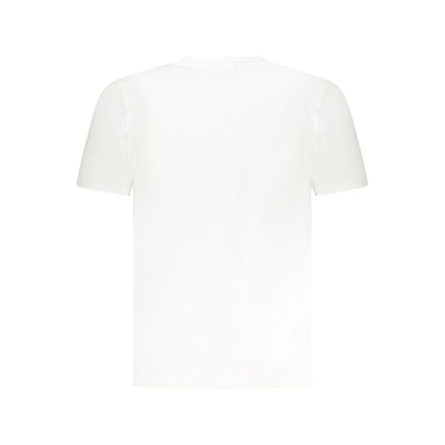 Cavalli Class Bianco Cotton Men T-Shirt