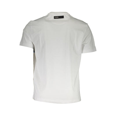 Weißes Baumwoll-T-Shirt von Plein Sport