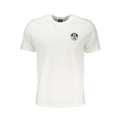 North Sails Bianco Cotton Men T-Shirt