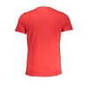 Cavalli Class Rosso Cotton Mens T-Shirt