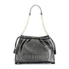 Mario Valentino Black Polyurethane Women Shoulder Bag