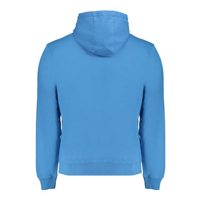 Napapijri Blue Cotton Men Sweatshirt