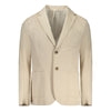 Guess Jeans Beige Cotton Men Jacket