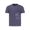 Napapijri Blue Cotton Men T-Shirt