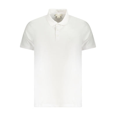 Calvin Klein White Cotton Men Polo