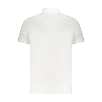 Calvin Klein White Cotton Men Polo