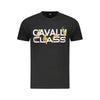Cavalli Class Black Cotton Men's T-Shirt
