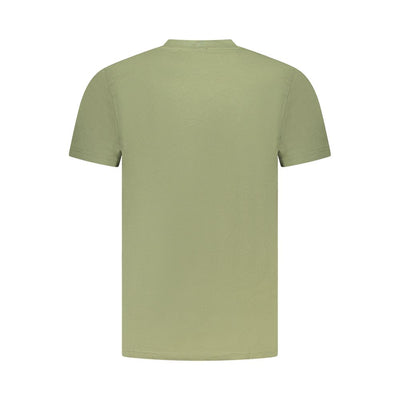 Cavalli Class Green Cotton Men T-Shirt