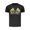 Cavalli Class Black Cotton Men T-Shirt
