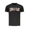 Cavalli Class Black Cotton Men T-Shirt