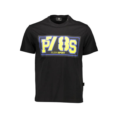 Plein Sport Black Cotton Men's T-Shirt