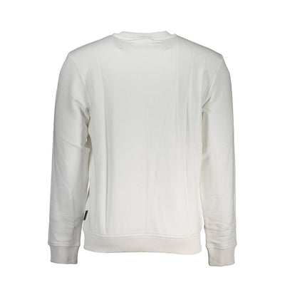 Napapijri Bianco Cotton Men Sweatshirt