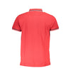 Cavalli Class Red Cotton Men Polo Shirt
