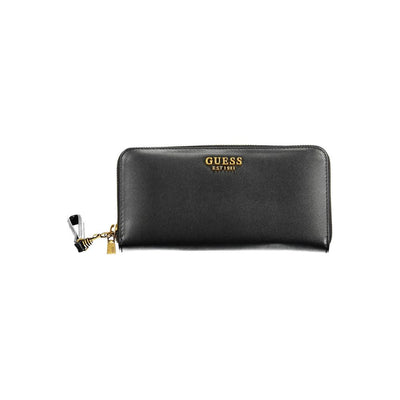 Guess Jeans Black Polyurethane Women Wallet