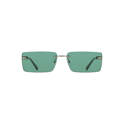 Calvin Klein Green Metal Women Sunglass
