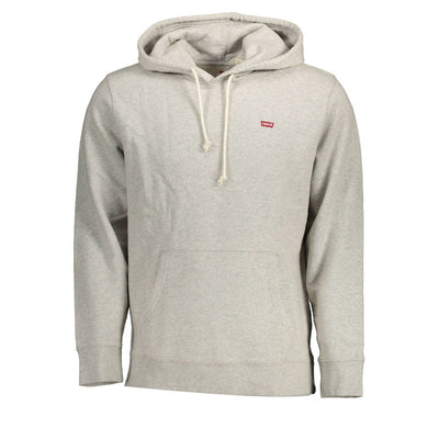 Levi's Gray Cotton Men Sweatshirt