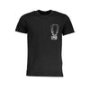 Cavalli Class Black Cotton Men T-Shirt