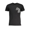 Cavalli Class Black Cotton Mens T-Shirt