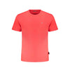 Napapijri Red Organic Cotton Men T-Shirt