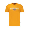 Napapijri Orange Organic Cotton Men T-Shirt