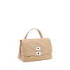 Zanellato Beige Calf Leather Bos Taurus Shoulder Bag