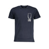 Cavalli Class Blue Cotton Men T-Shirt