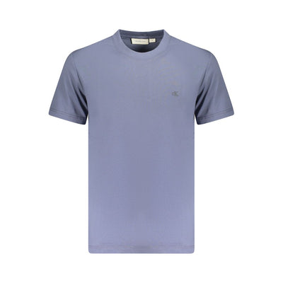 Calvin Klein Blue Cotton Men T-Shirt