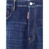 Dsquared² Blue Cotton Relaxed Fit Jeans