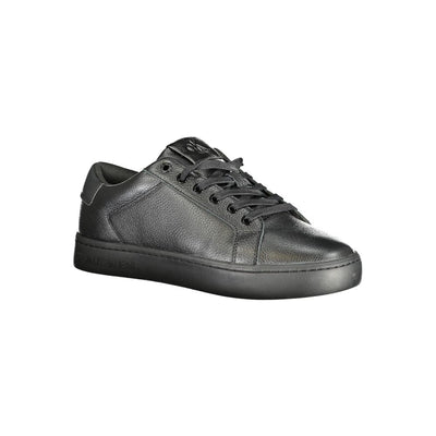 Calvin Klein Black Polyurethane Men Sneaker