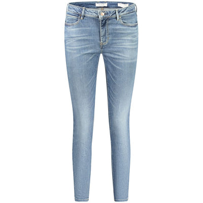 Guess Jeans Blu Recycled Cotton Woman Jeans