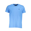 La Martina Blue Cotton Men T-Shirt