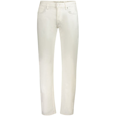 Guess Jeans White Cotton Mens Jeans
