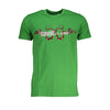 Cavalli Class Verde Cotton Men T-Shirt