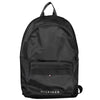 Tommy Hilfiger Black Polyester Men Backpack