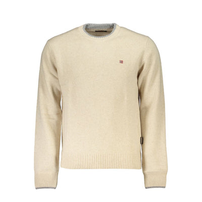 Napapijri Beige Tessuto Men Sweater