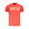 Cavalli Class Red Cotton Men T-Shirt