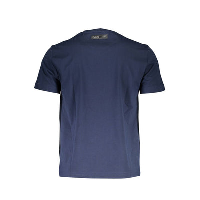 Blaues Baumwoll-T-Shirt von Plein Sport