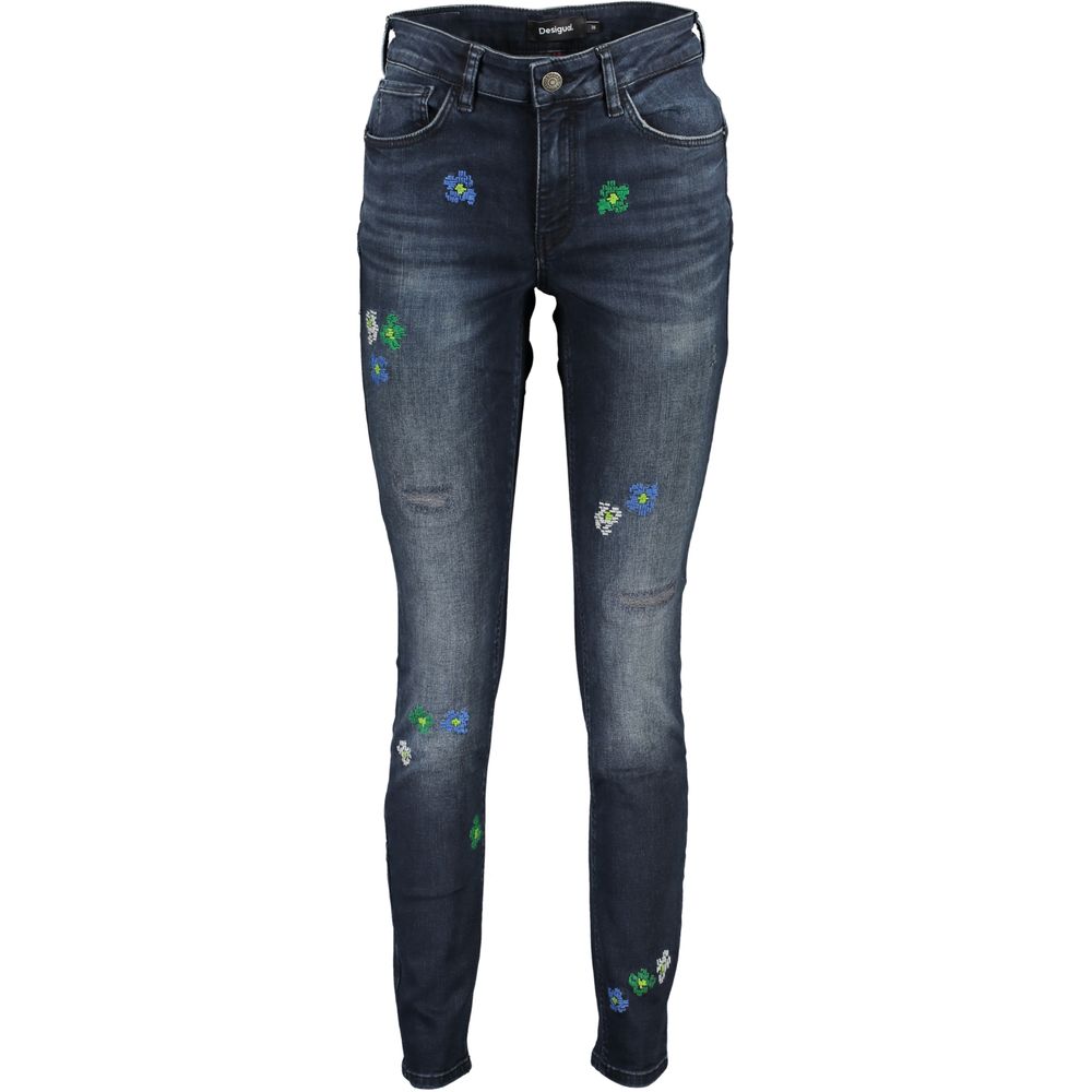 Desigual Blu Cotton Women's Jeans