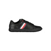 Tommy Hilfiger Black Leather Men Sneaker