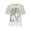 Desigual White Cotton Women T-Shirt