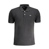 La Martina Black Cotton Men's Polo Shirt