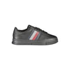 Tommy Hilfiger Black Polyurethane Men Sneaker
